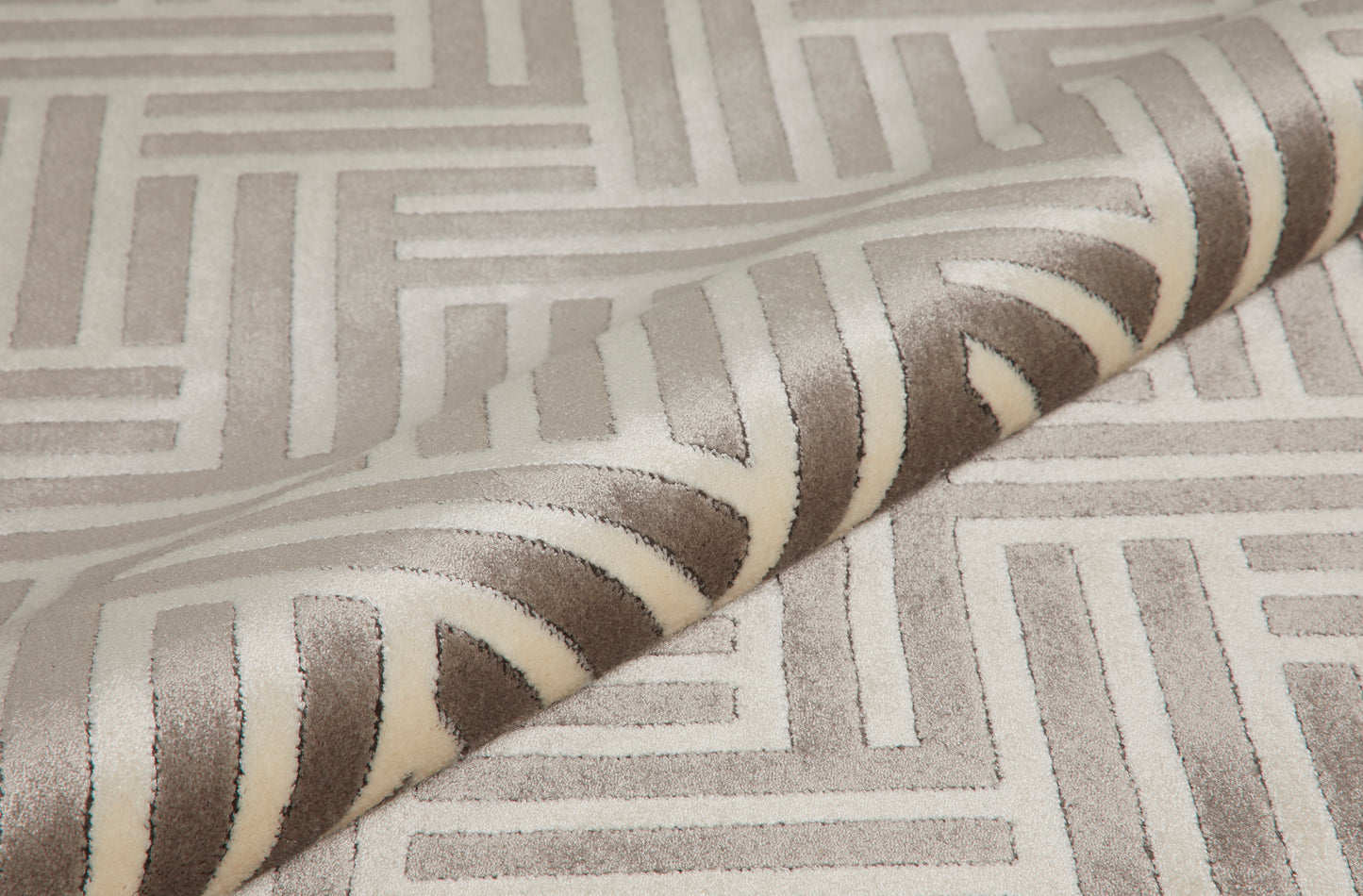 Lugano Light Grey Ivory Rug