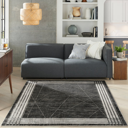 Desire Charcoal & Silver Rug