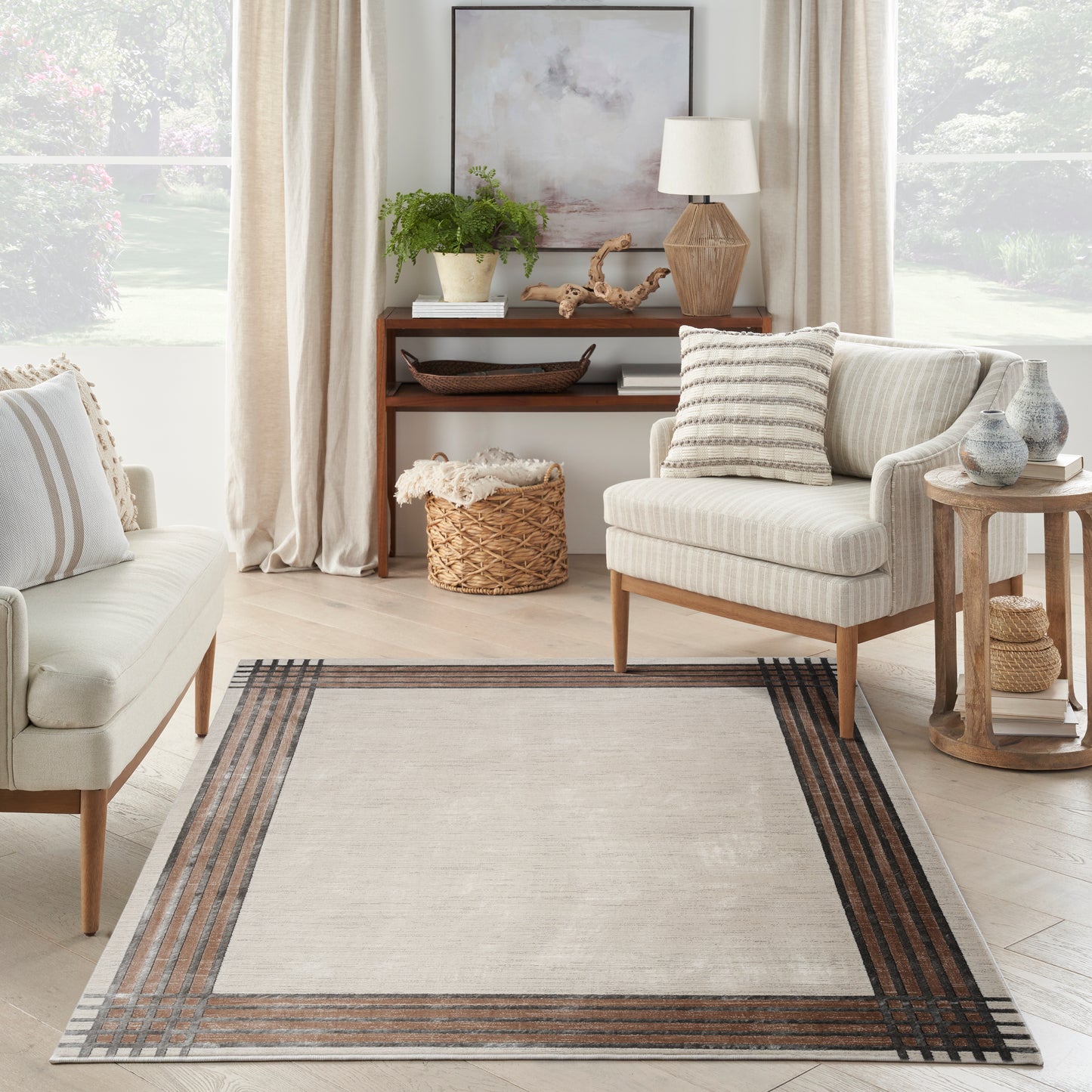 Desire Ivory & Silver Rug
