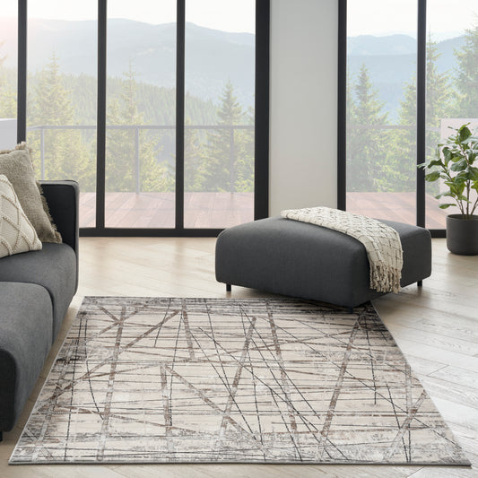 Desire Black & Silver Rug