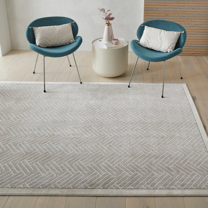 Lugano Light Grey Ivory Rug