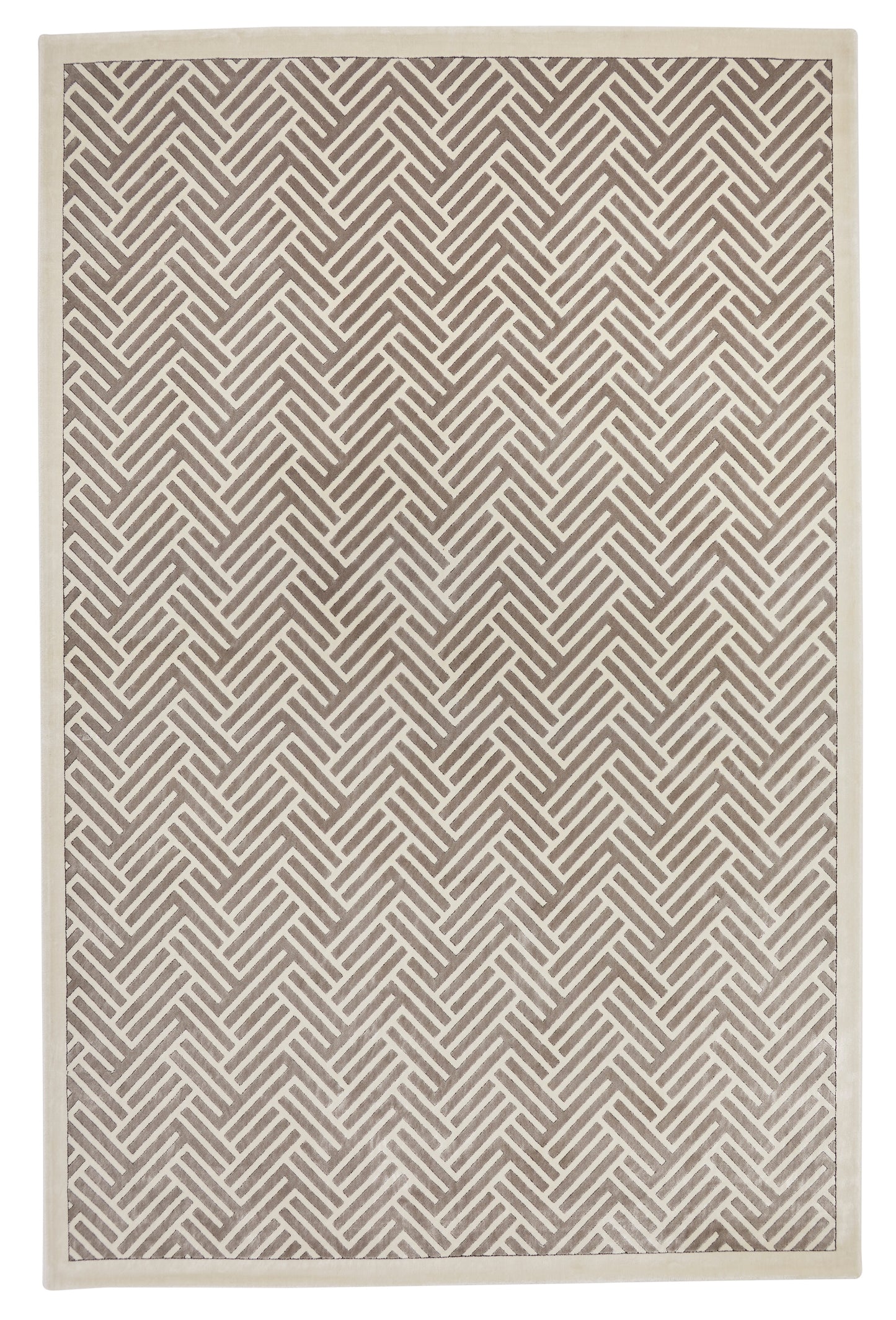 Lugano Light Grey Ivory Rug