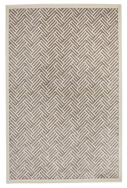 Lugano Light Grey Ivory Rug