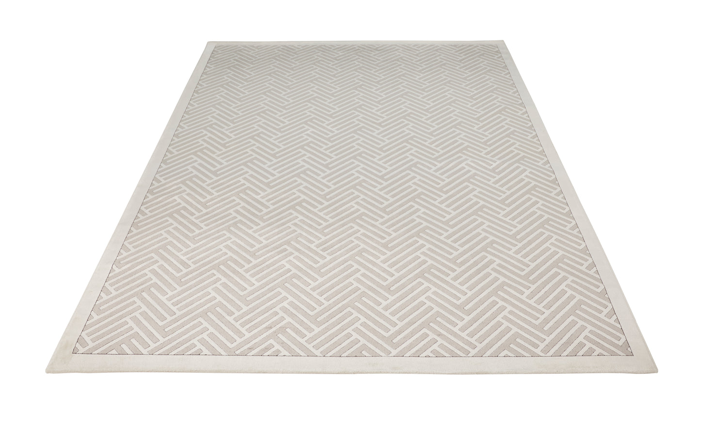 Lugano Light Grey Ivory Rug
