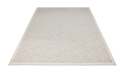 Lugano Light Grey Ivory Rug