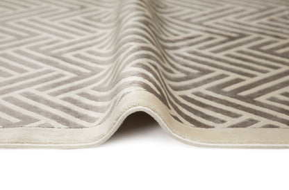 Lugano Light Grey Ivory Rug