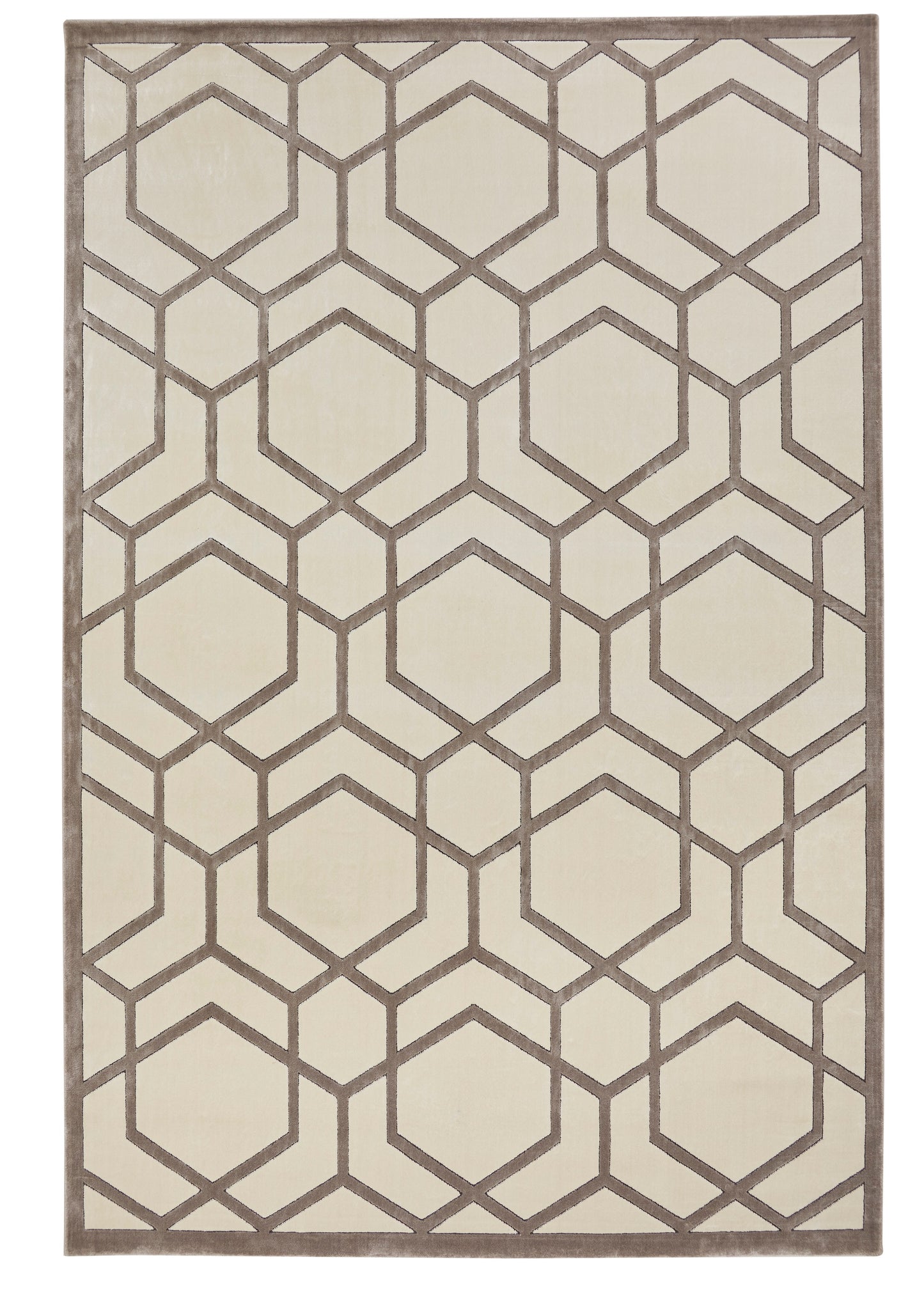 Lugano Ivory Grey Rug