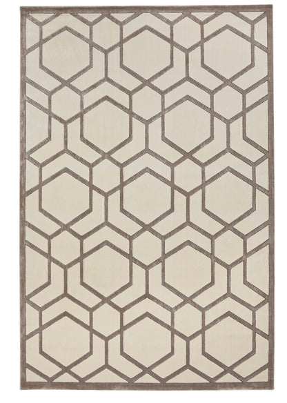 Lugano Ivory Grey Rug