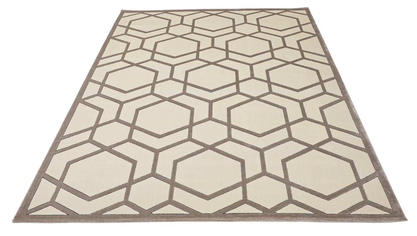 Lugano Ivory Grey Rug