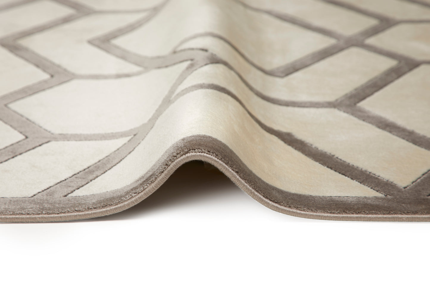 Lugano Ivory Grey Rug