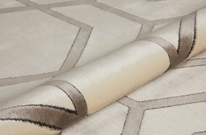 Lugano Ivory Grey Rug
