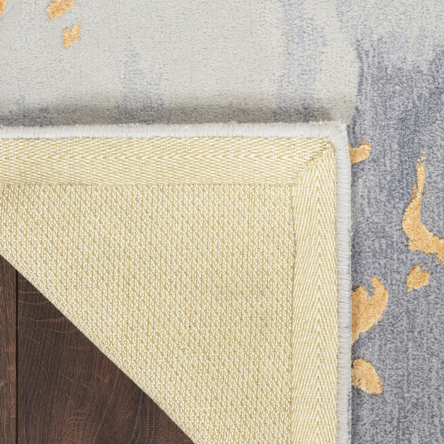 Prismatic Grey Gold Rug