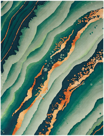 Prismatic Emerald Rug