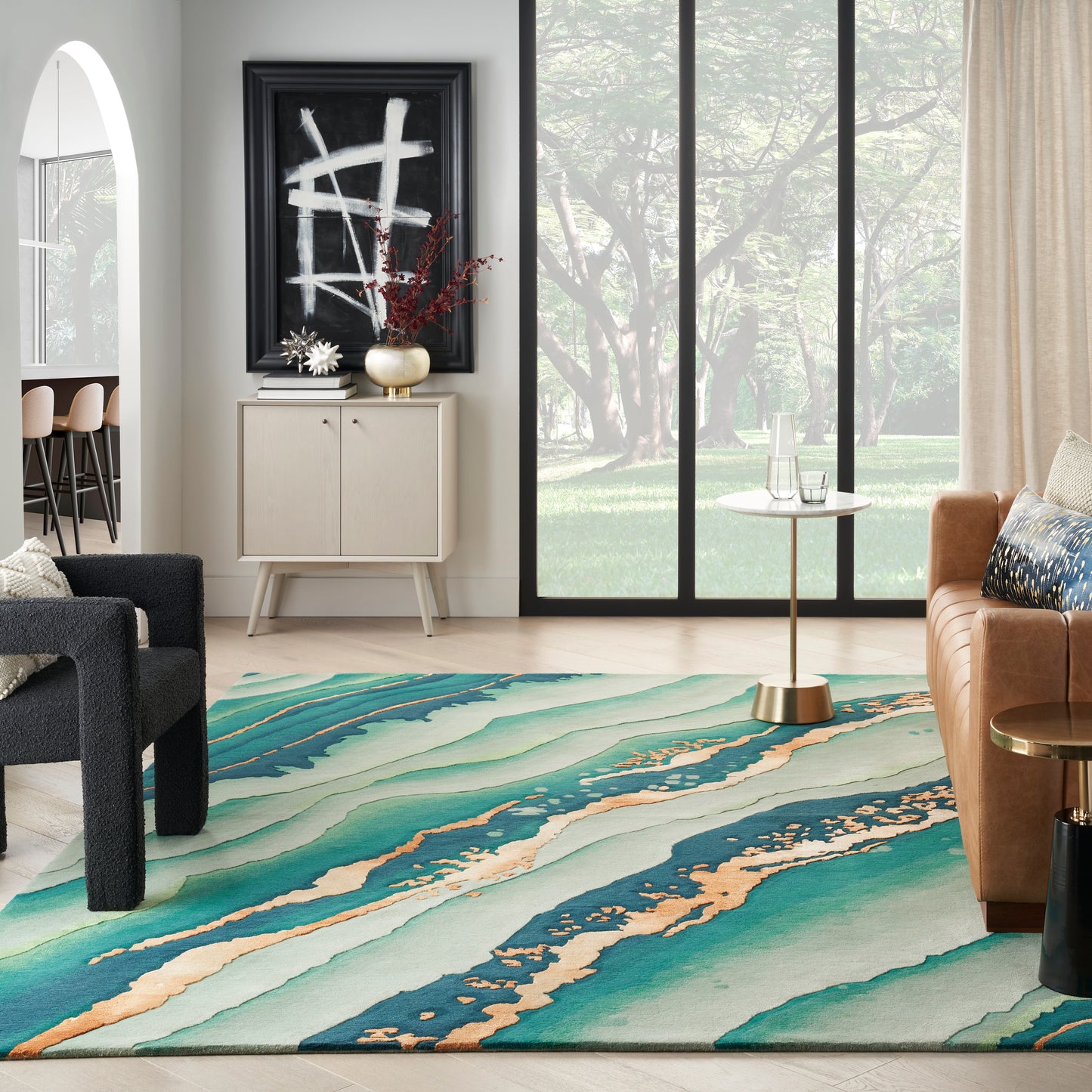 Prismatic Emerald Rug
