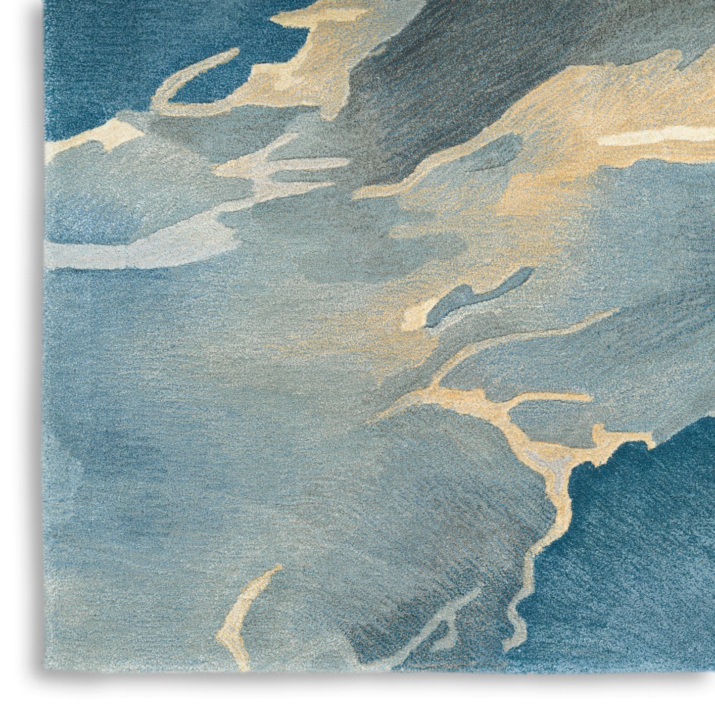 Prismatic Multicolour Blue Rug