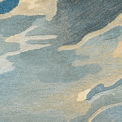 Prismatic Multicolour Blue Rug