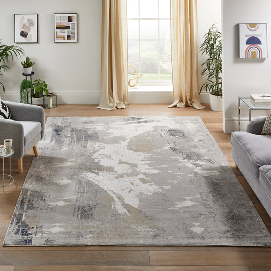 Skyline Ivory Navy Rug
