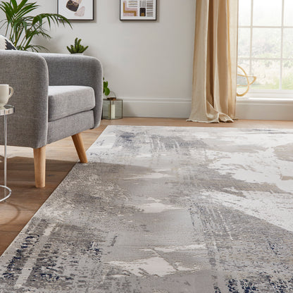 Skyline Ivory Navy Rug