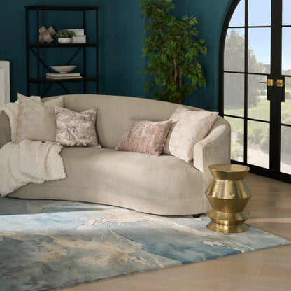 Prismatic Multicolour Blue Rug