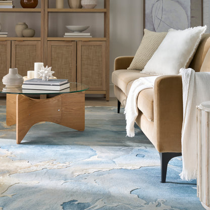 Prismatic Multicolour Blue Rug